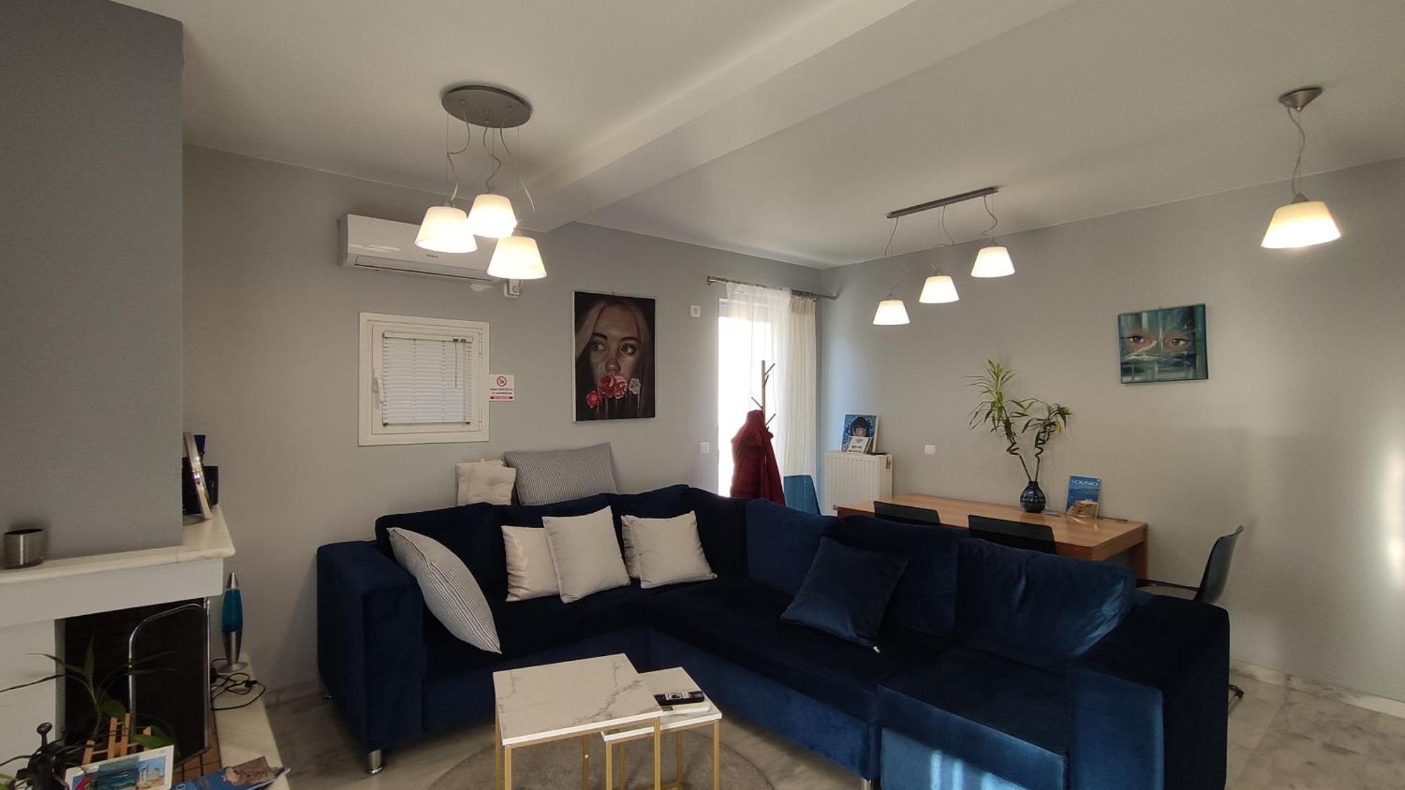 Beautiful Maisonette With A View To The Mountains And The Sea Agia Marina  Exterior photo